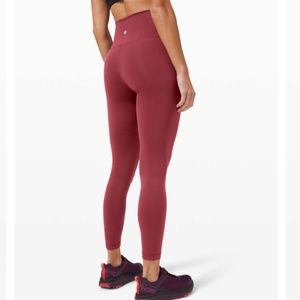 lululemon athletica Burgundy Leggings